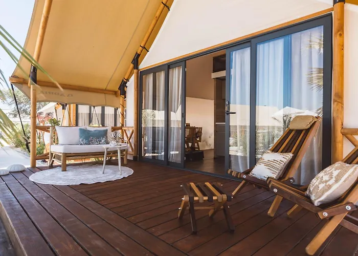Luksusowy namiot Glamping Olive And Sea