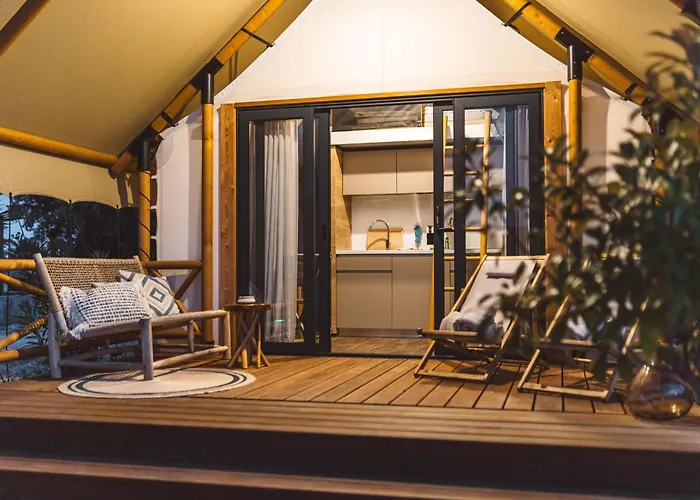 Luksusowy namiot Glamping Olive And Sea *