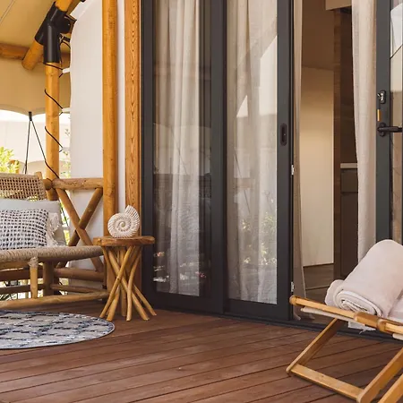 אוהל מפואר Glamping Olive And Sea *