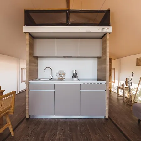 אוהל מפואר Glamping Olive And Sea *