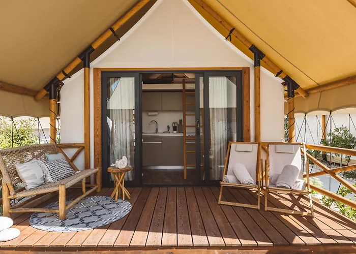 Luxussátor Glamping Olive And Sea Bibinje