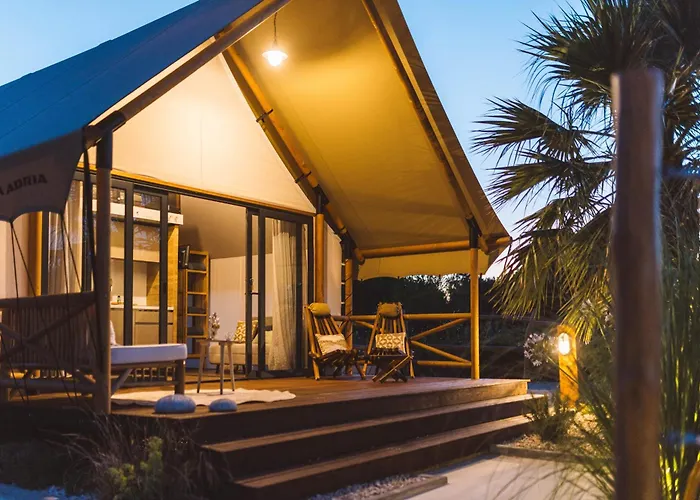 Luxussátor Glamping Olive And Sea